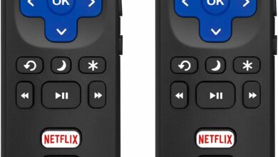 (Pack of 2) Replacement Remote Control Only for Roku TV, Compatible for TCL Roku/Hisense Roku/Onn Roku/Philips Roku Smart TVs(Not for Stick and Box)