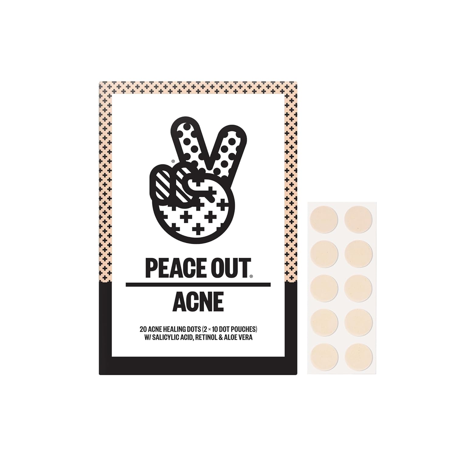 Peace Out Skincare Acne Dots Hydrocolloid Pimple Patches Help Clear