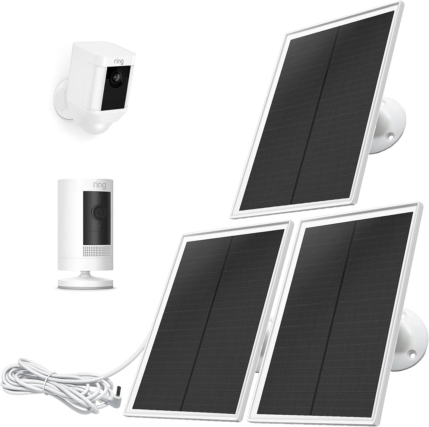 Ring Camera Solar Panel Compatible with Ring Stick Up Cam