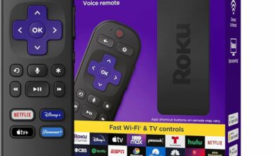 Roku Express 4K+ | Roku Streaming Device 4K/HDR, Roku Voice Remote, Free & Live TV