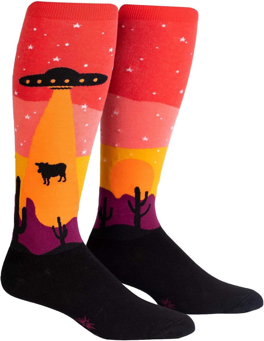 Sock It To Me Wide Calf Stretch Knee High Socks