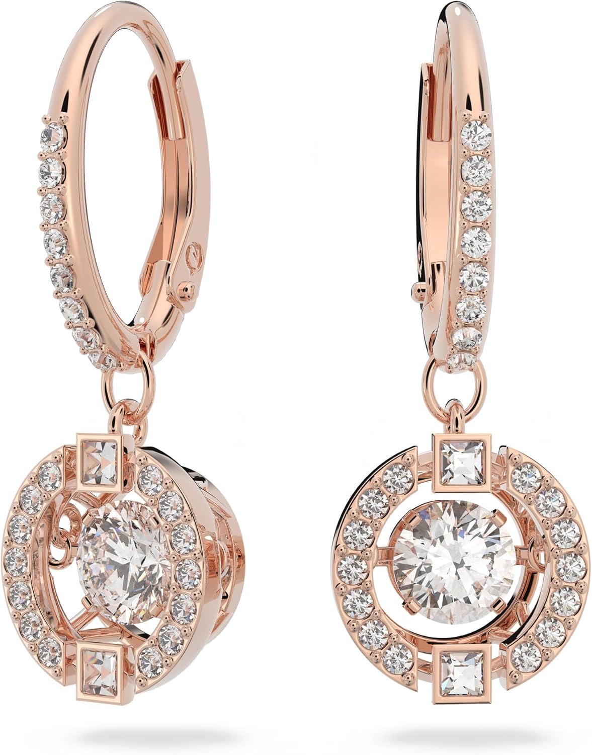 Swarovski Sparking Dance Crystal Jewelry Collection Gold Tone Rose