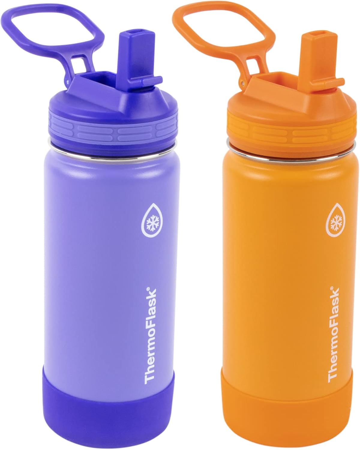 ThermoFlask 16 oz Double Wall Vacuum Insulated Stainless Steel 2 Pack