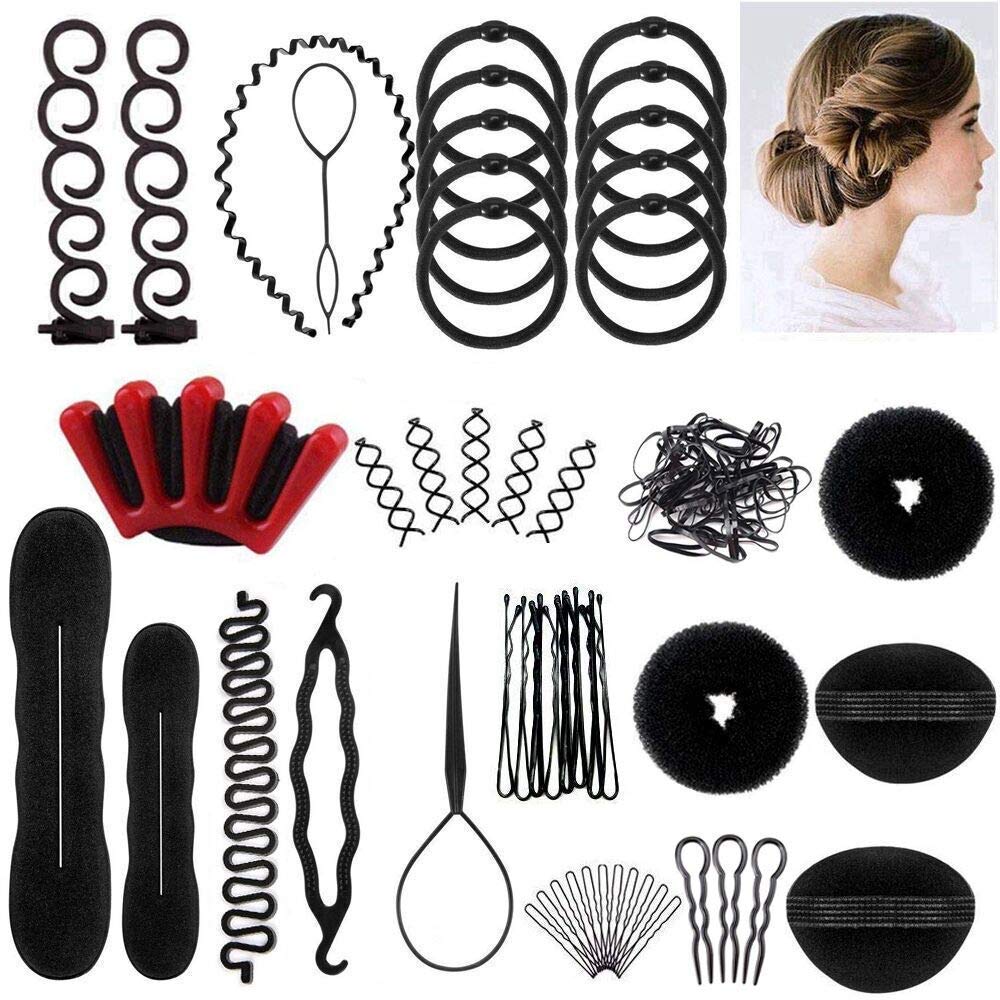 Winkeyes Hair Styling Set DIY Hair Braiding Tool Kit