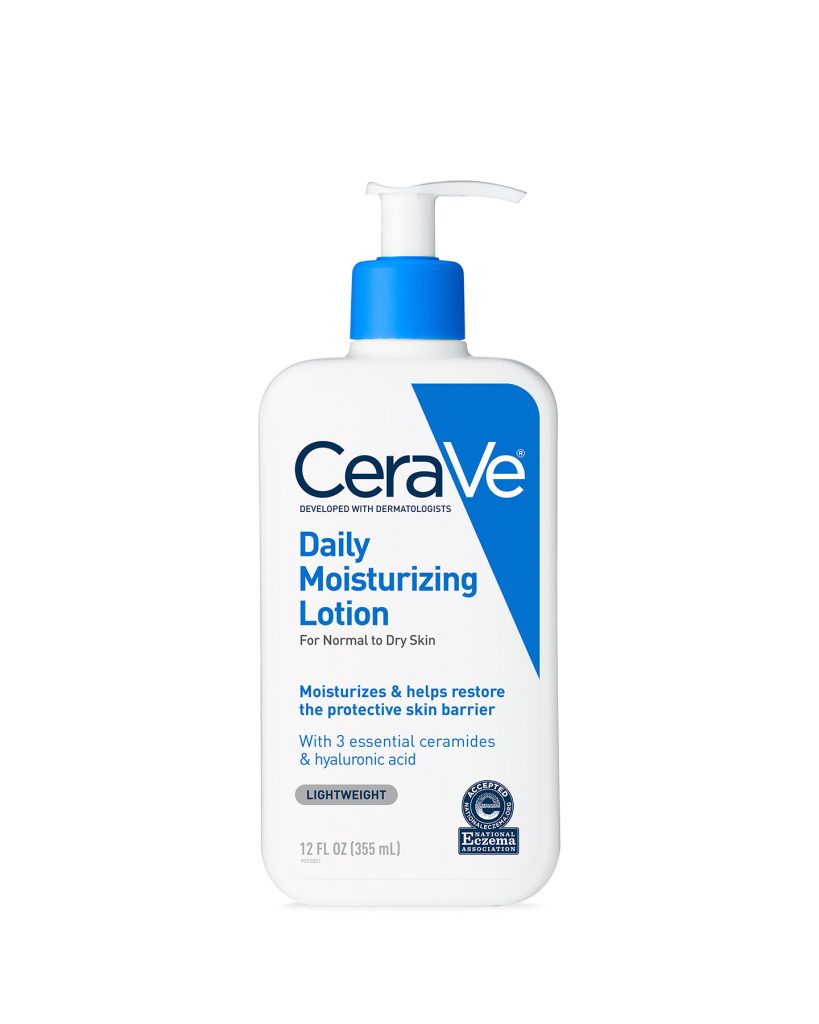 CeraVe Daily Moisturizing Lotion 12oz with hyaluronic acid and ceramides